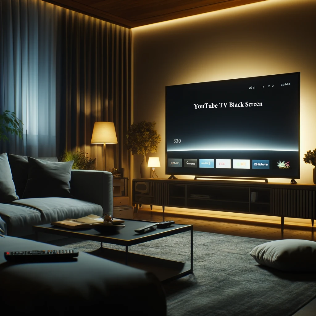 YouTube TV Black Screen