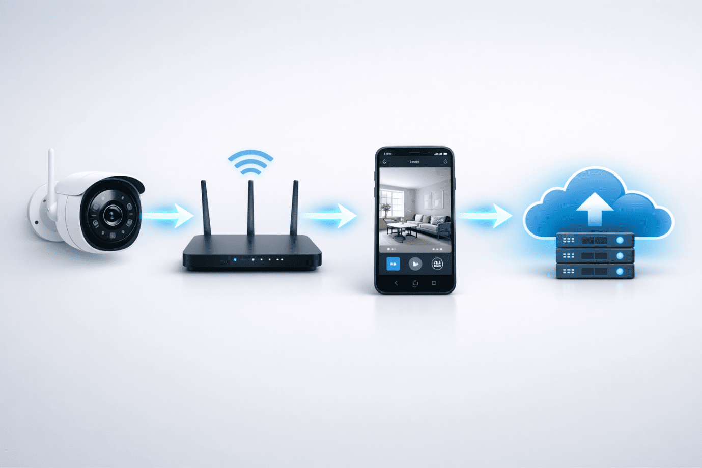 Connecting Your Wireless Camera to Mobile App & Cloud